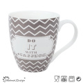 Eco-Friendly 20oz Custom Ceramic New Bone China Mug Cups